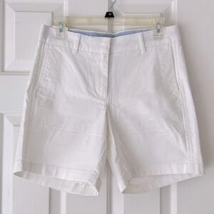 ⚡️ FLASH SALE ⚡️J Crew • 7” Stretch Chino Shorts in White • Size 4